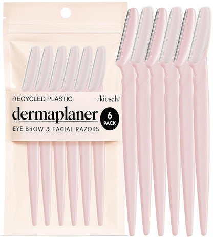 Kitsch Dermaplane Razor for Women Face – Terracotta, 12 pcs