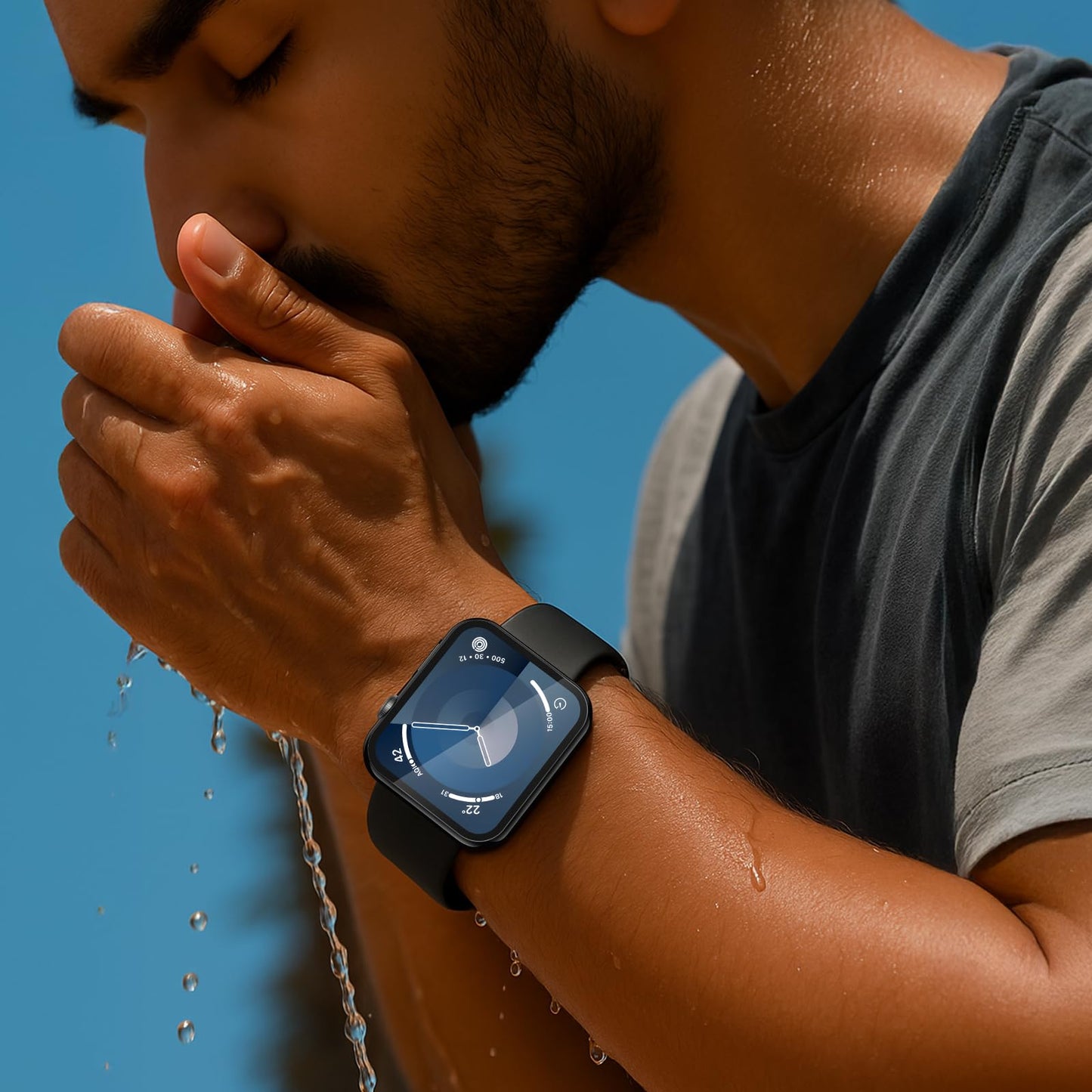 Misxi 2-Pack Waterproof Case for 46mm Apple Watch Series 11/10