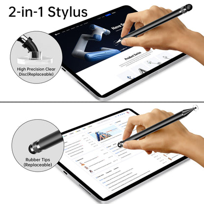 Bopomofo Stylus(5 Pcs),2-in-1 Stylus Pen for Touchscreen,Stylus Pen