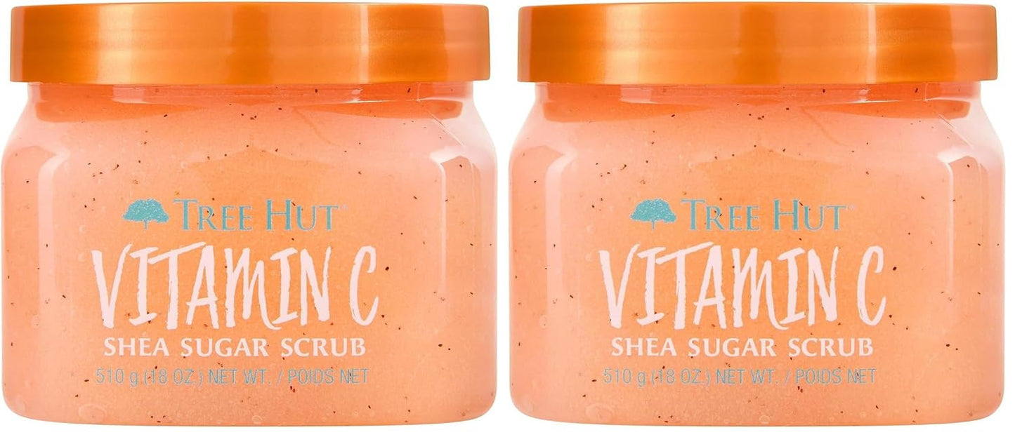 Tree Hut Body Scrub for Women, Pink Hibiscus, 18 Oz