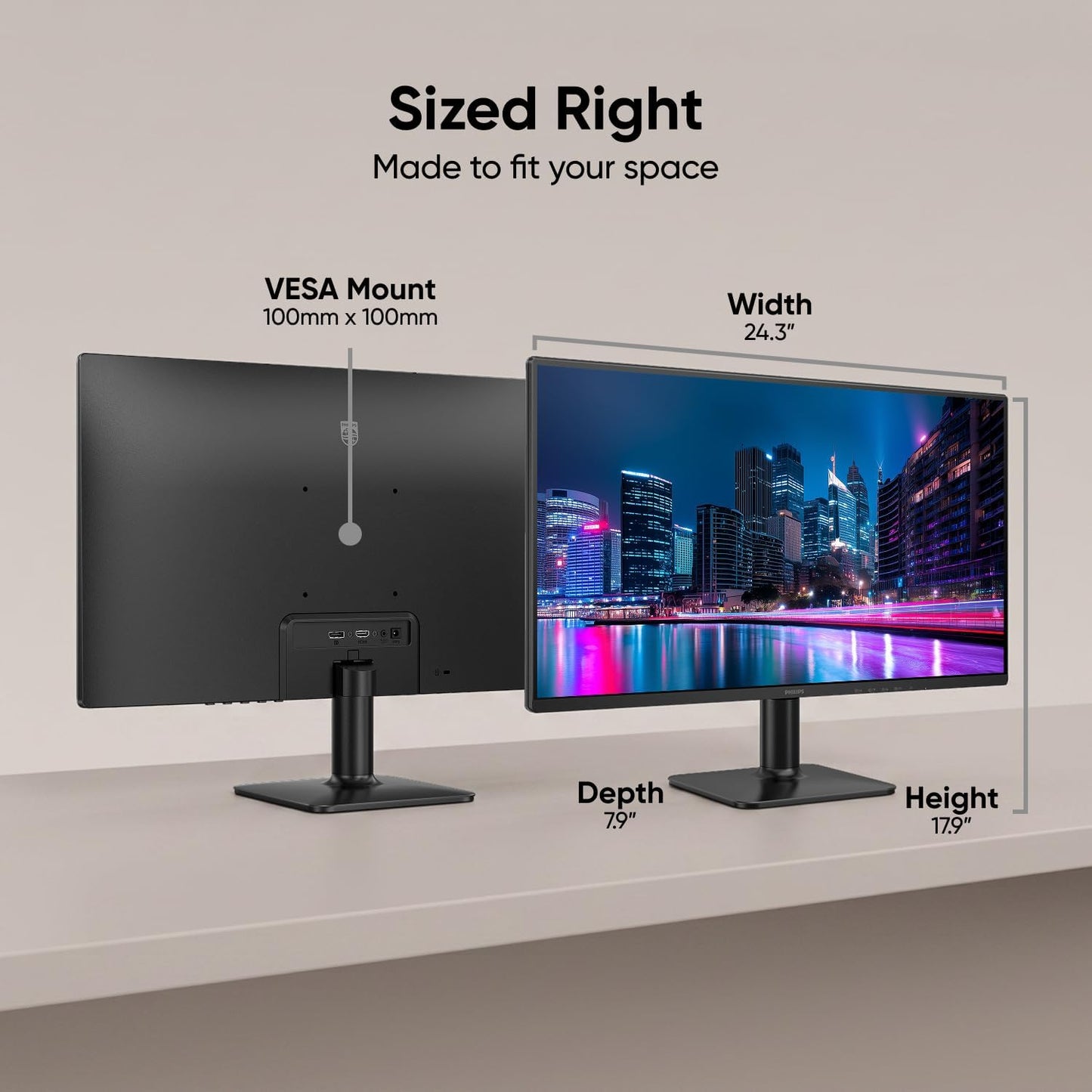 Philips 27 Inch Computer Monitor FHD 180Hz IPS HDR10, 27E2G2200