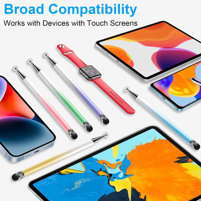 Bopomofo Stylus(5 Pcs),2-in-1 Stylus Pen for Touchscreen,Stylus Pen