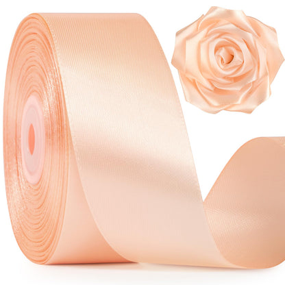 Mauproy Dusty Rose Satin Ribbon, 1-1/2 Inch, 50 Yards