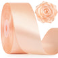 Mauproy Dusty Rose Satin Ribbon, 1-1/2 Inch, 50 Yards