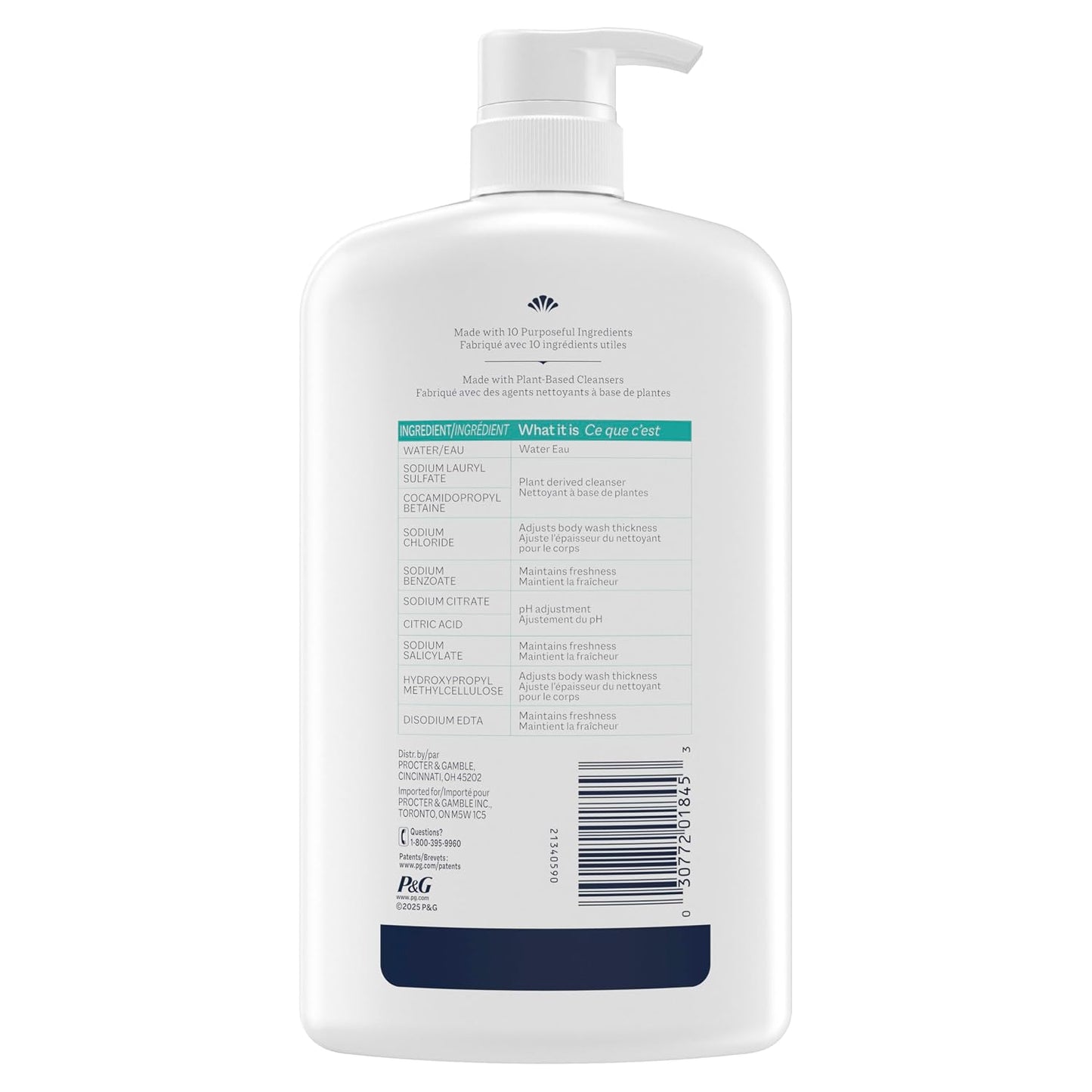 Ivory Body Wash Designed for the Whole Family, Jojoba Scent, 35 oz