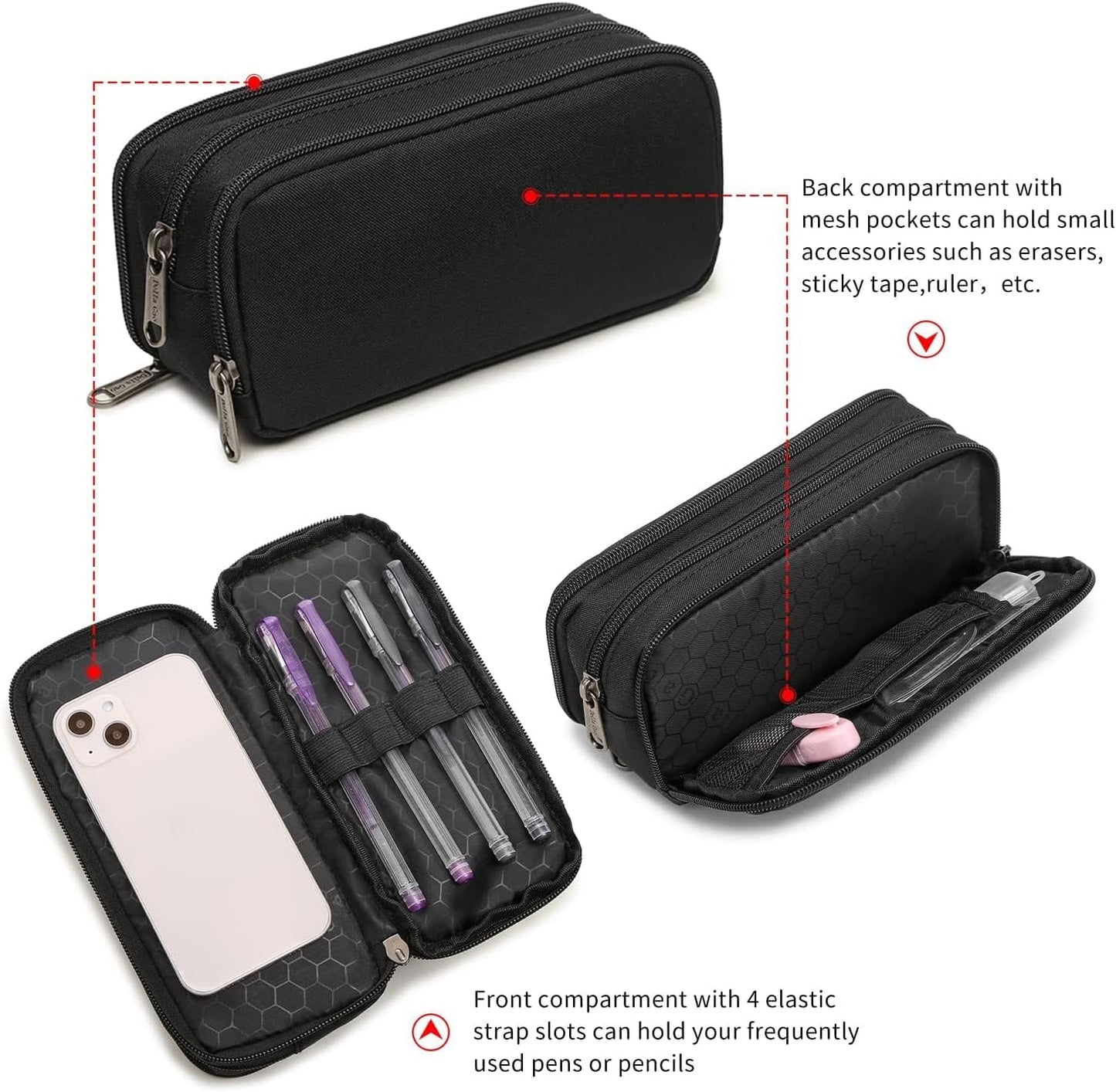 Della Gao Pencil Case Small Pencil Pouch Aesthetic Pencil Box