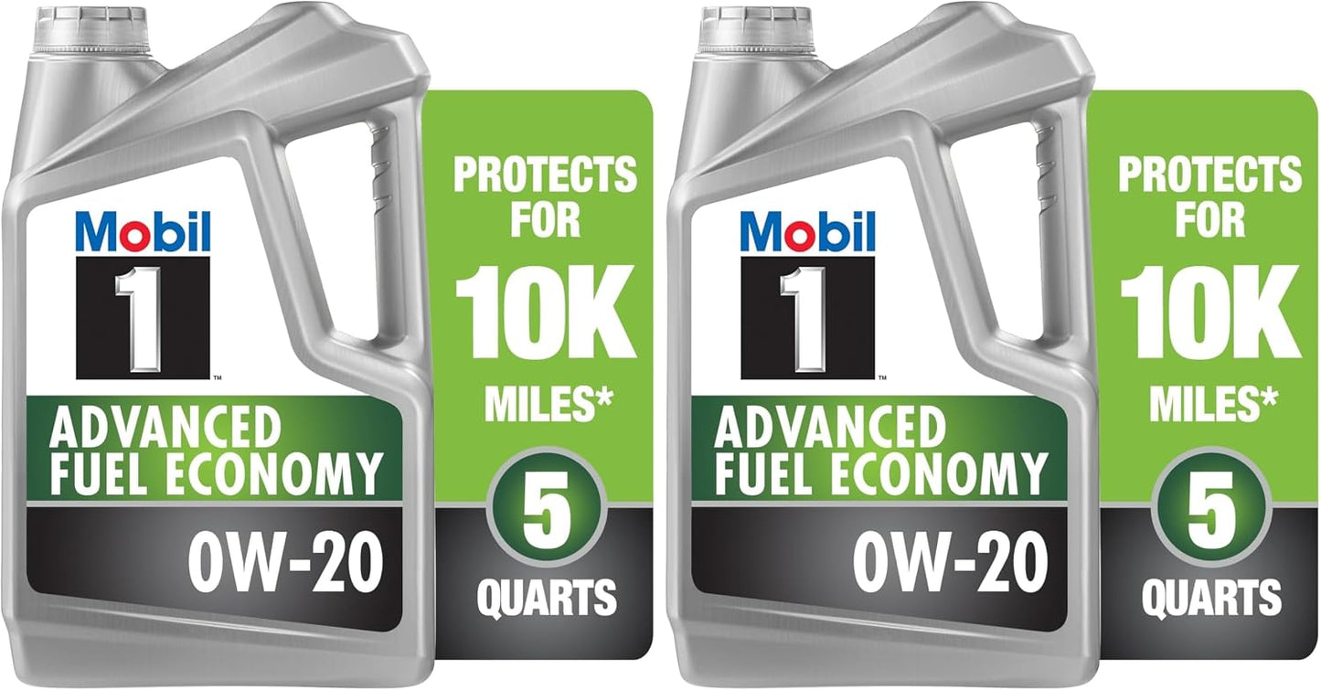 Mobil 1 European Car Formula Full Synthetic Motor Oil 0W-40, 5 Quart