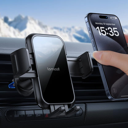 Lamicall 2026 Wider Clamp & Metal Hook Car Phone Holder Vent Accessories