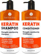 Caffeine Shampoo and Conditioner Set - Volumizing Products for Women and Men - Thickening, Volume Boosting Formula for Thinning and Fine Hair - Sulfate Free, No Parabens - Hydrating, Salon Grade