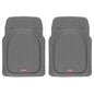 Motor Trend -2 Piece Front Car Floor Mats- Black FlexTough Contour Liners-Deep Dish Heavy Duty Rubber Floor Mats for Car SUV Truck & Van-All Weather Protection, Universal Trim to Fit