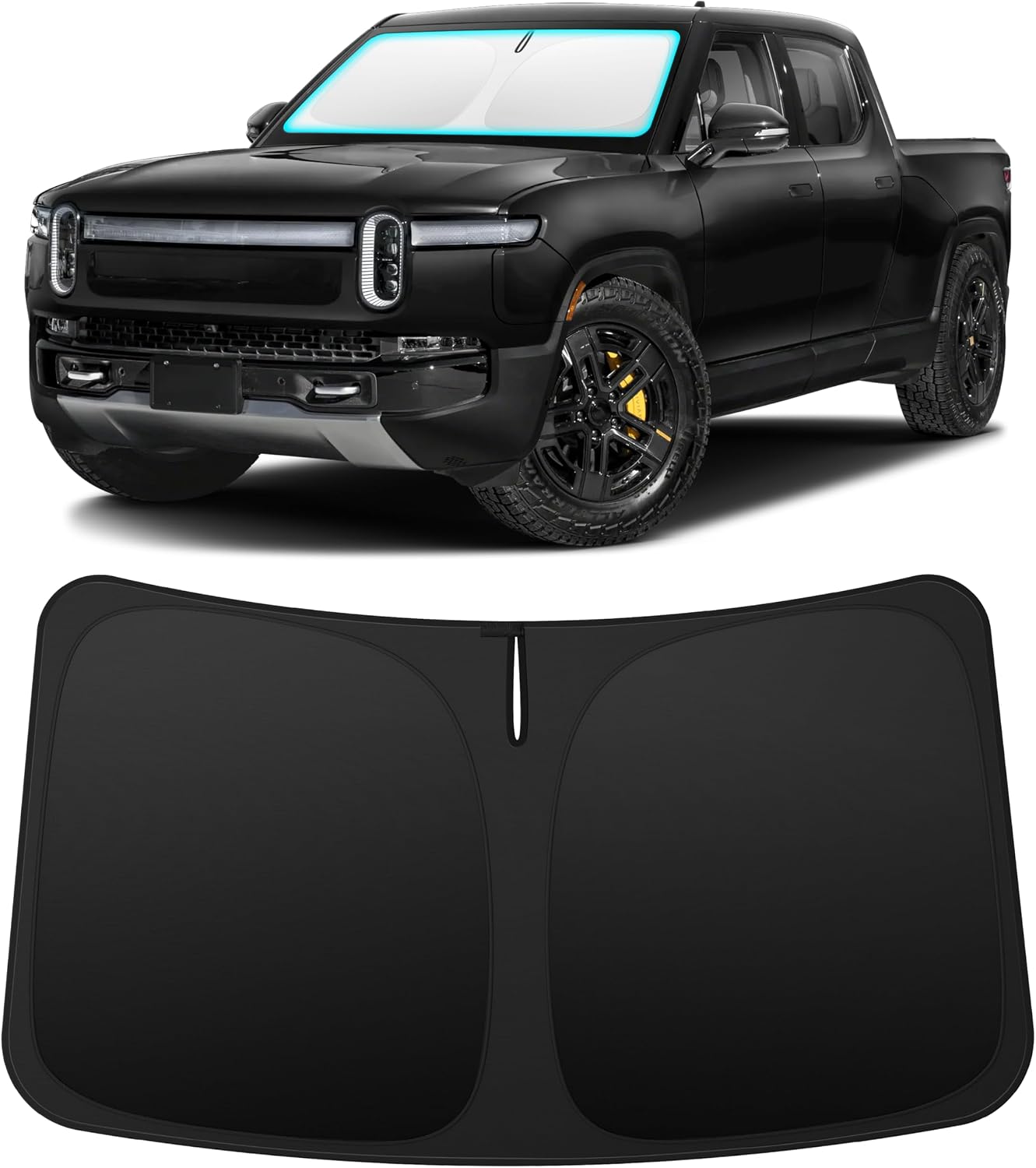 INSAUTO Custom Fit Windshield Sun Shade for Nissan Frontier 2005-2021