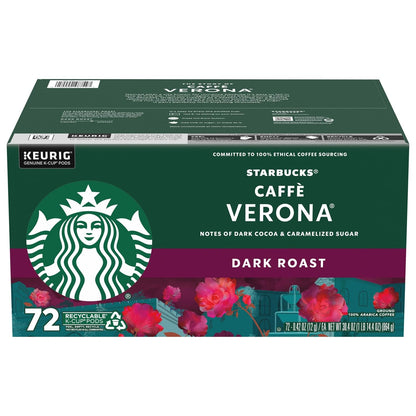 Starbucks K-Cup Coffee Pods, Dark Roast Hot or Iced Coffee, French Roast, 96 Keurig Pods