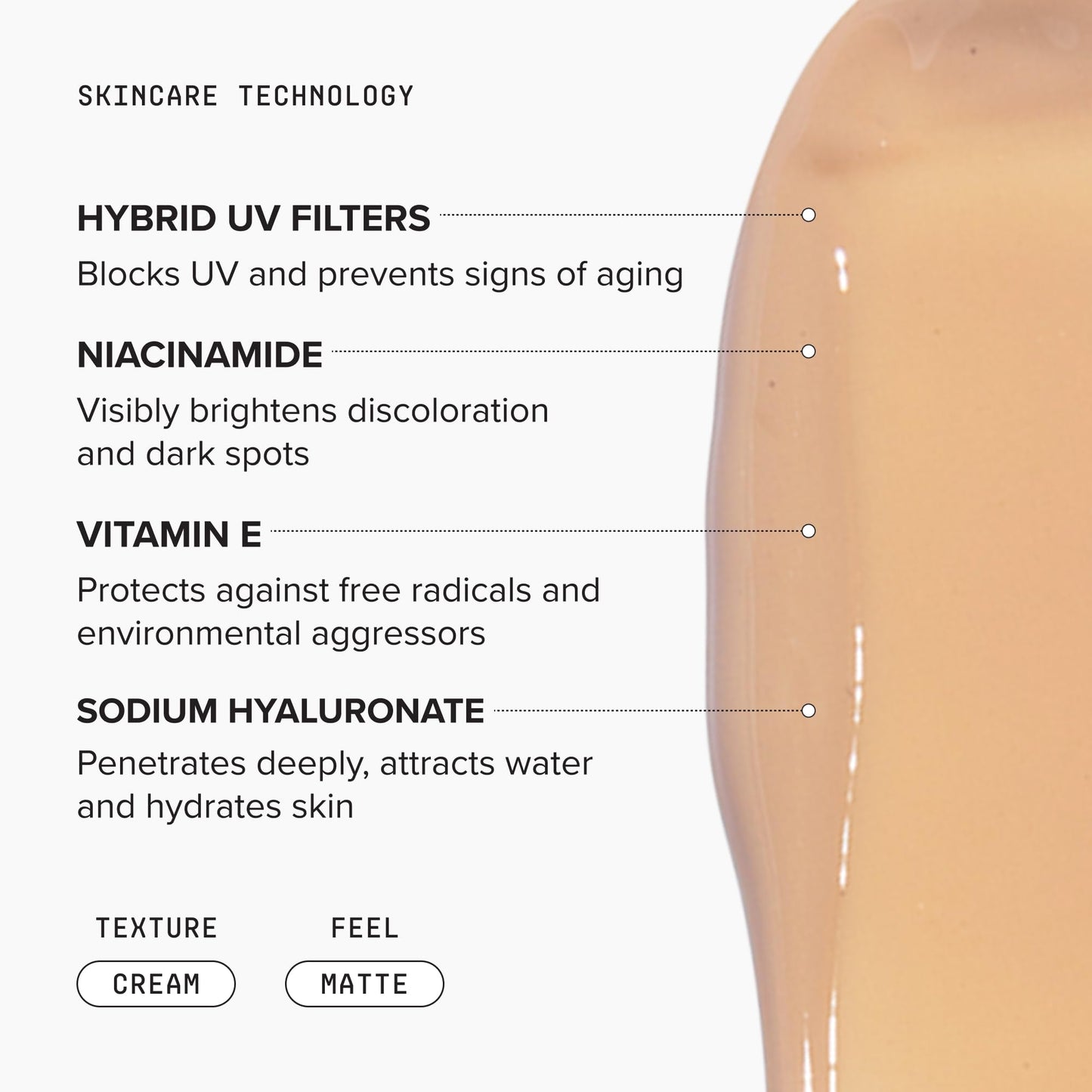 DRMTLGY Universal Tinted Moisturizer SPF 46, Dewy Tinted Sunscreen