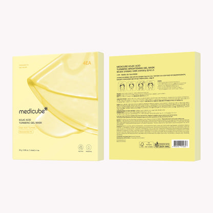 medicube Jelly Gel Mask with Salmon DNA PDRN Pink Collagen, 4EA