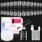 Beetles Soft Gel Nail Tips Short Almond 288pcs in 12 Sizes Etch-X