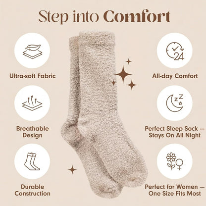 Unboxme Gifts Warm & Cozy Ultra-Luxe Cloud Fuzzy Socks, Gifts for Women