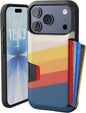 Smartish® iPhone 13 Wallet Case - Wallet Slayer Vol. 1 [Slim + Protective] Credit Card Holder - Drop Tested Hidden Credit Card Slot Cover for Apple iPhone 13 - Black Tie Affair