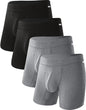 BAMBOO COOL Ultra Soft & breathable Mens Underwear Boxer Briefs Pack