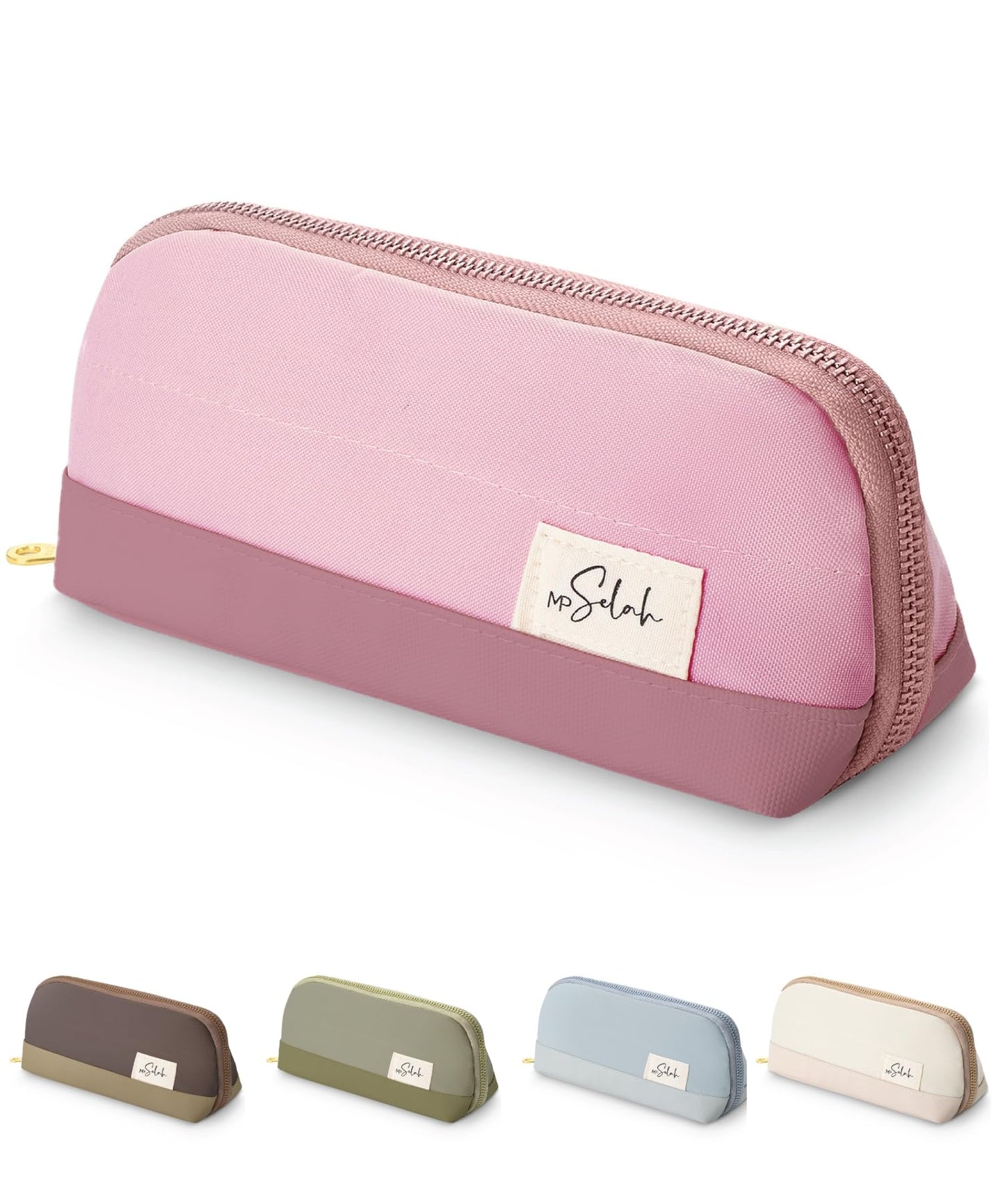 Mr. Pen- Wide-Opening Pencil Case, Triangle Design