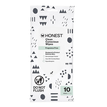 The Honest Company Multi-Use Baby Wipes, Pattern Play, 720 Count