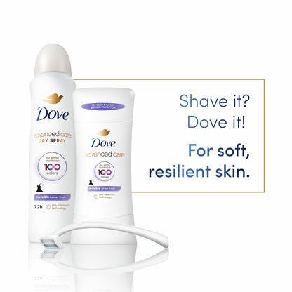 Dove Invisible Antiperspirant Dry Spray Clear Finish 3PK 3.8 oz