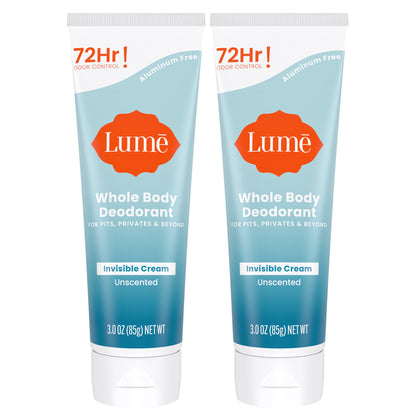 Lume Whole Body Deodorant - Cream Tube - 3 oz (Clean Tangerine)