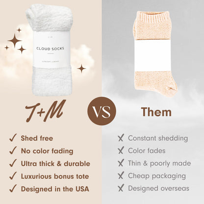 Unboxme Gifts Warm & Cozy Ultra-Luxe Cloud Fuzzy Socks, Gifts for Women