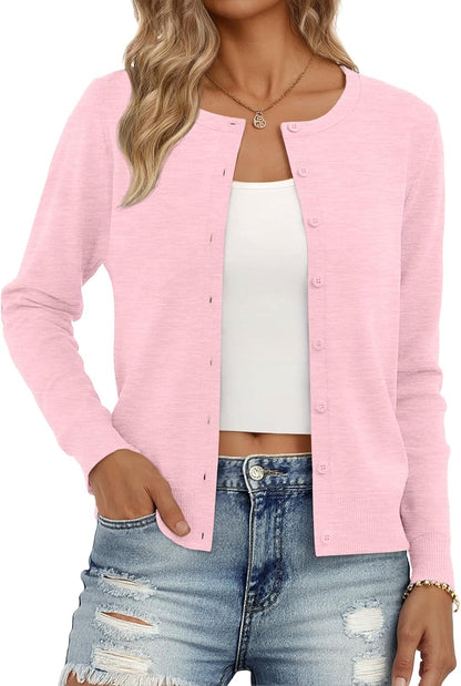 Trendy Queen Women's Lightweight Knit Cardigan