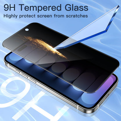 JETech Privacy Screen Protector for iPhone 17 Pro Max, 2-Pack
