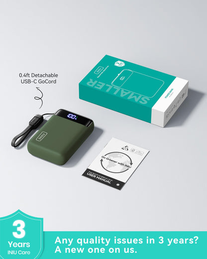 INIU Portable Charger, Smallest 20000mAh 22.5W Fast Charging Power Bank