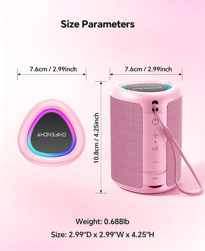 Portable Bluetooth Speaker Beach Essentials: IPX5 Waterproof for Outdoor