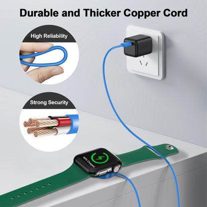 2026 Upgraded for Apple Watch Charger Magnetic USB C Charging Cable