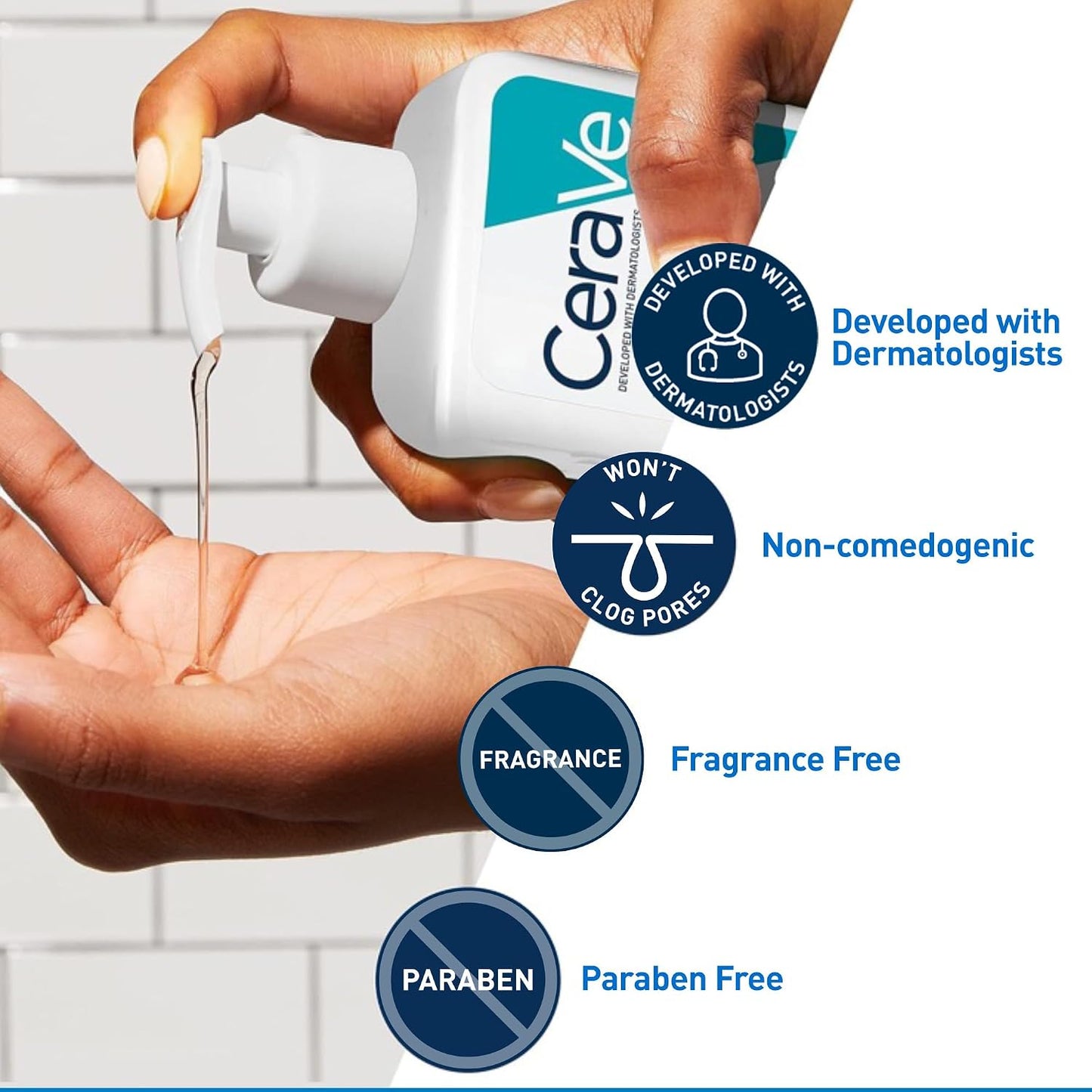 CeraVe Acne Control Cleanser, Face Wash with 2% Salicylic Acid, 16 oz