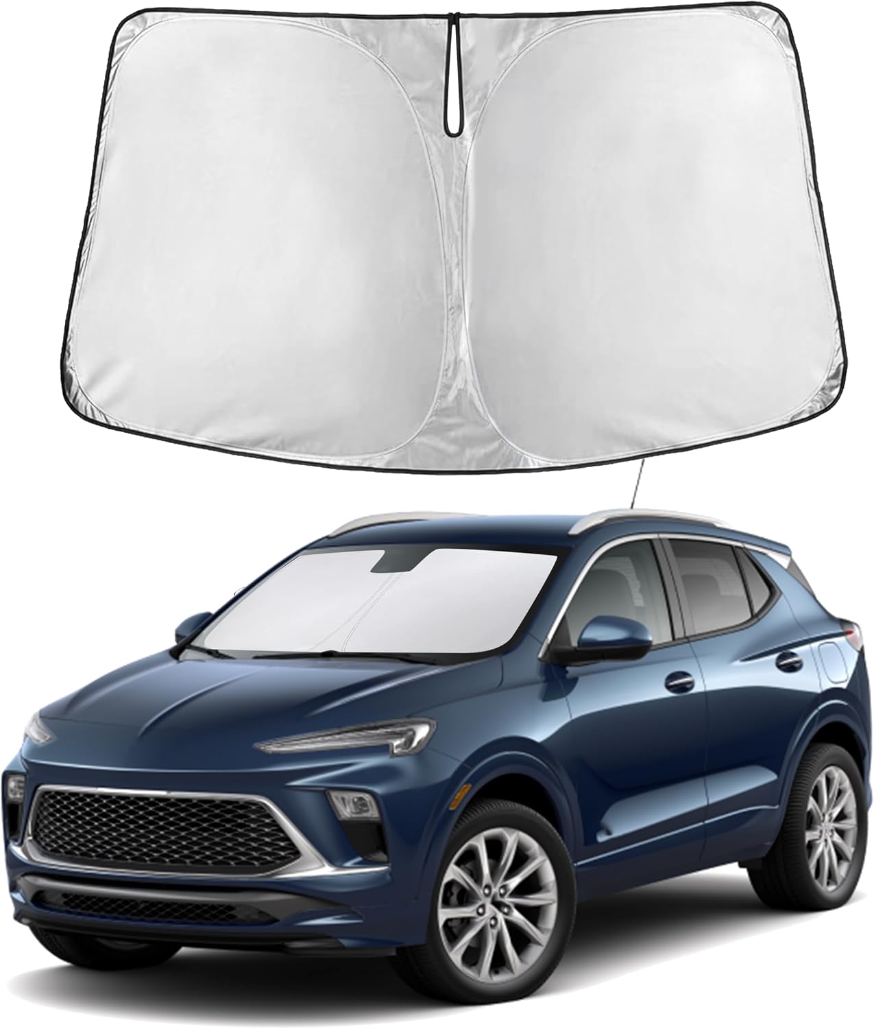 Autovir Windshield Sun Shade, 2017-2026 Tesla Model 3 & Y, 280T Visor Shade