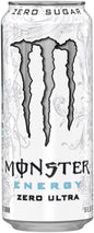 Monster Energy Zero Ultra, Sugar Free Energy Drink, 16 Ounce
