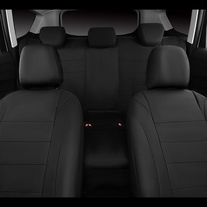 CAR PASS Waterproof Car Seat Covers Front Seats Only with 5mm Composite EVA, Neoprene Car Seat Cover with Separate Headrest Cover, Quick Setup Universal Fit for Car SUV Trucks,Airbag Compatible（Gray