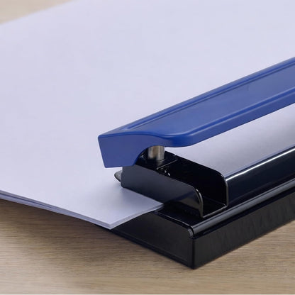 Bostitch Office Premium 3 Hole Punch, 12 Sheet Capacity, Metal, Rubber Base, Easy-Clean Tray, Silver