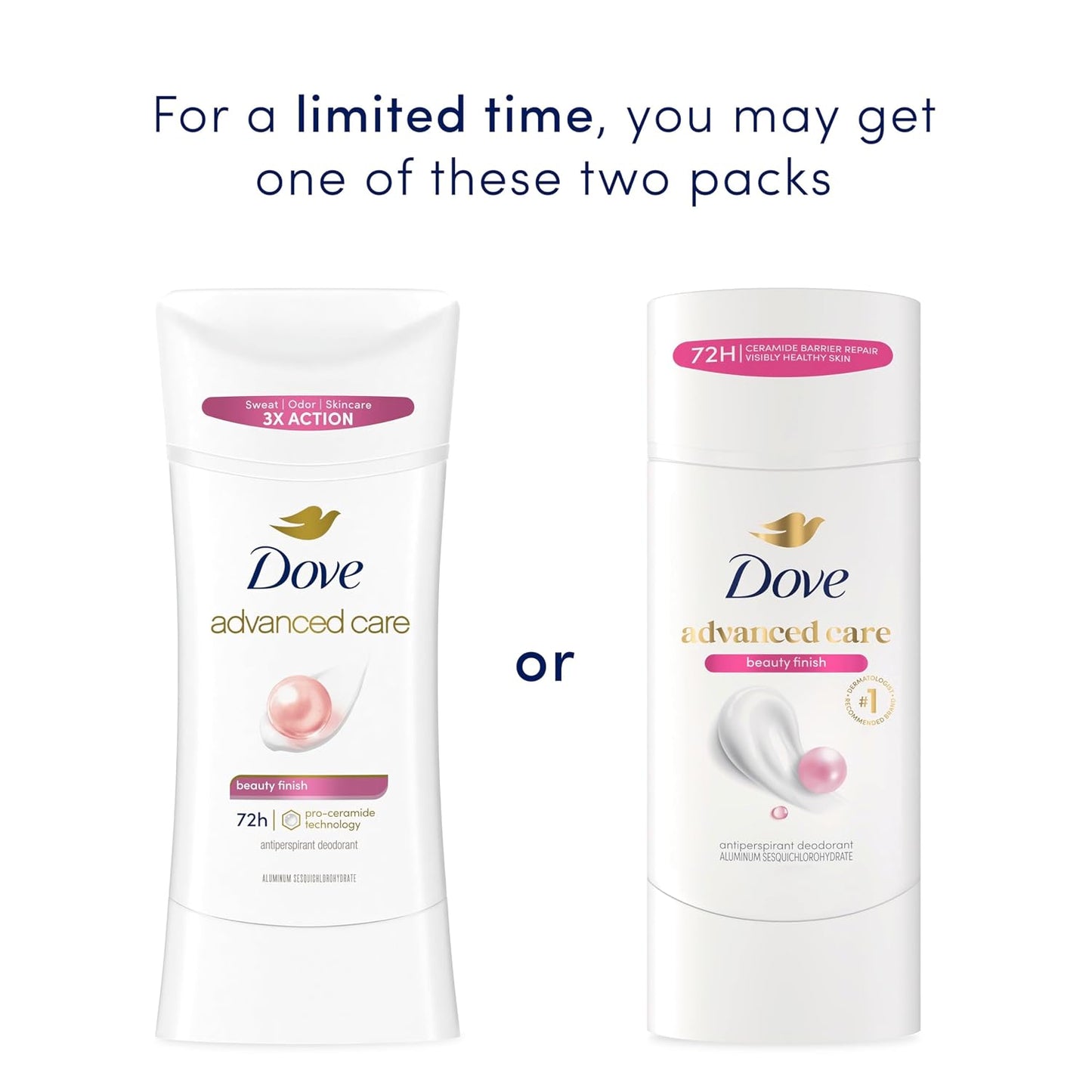 Dove Advanced Care Antiperspirant Stick Cool Essentials 2.6 oz 2PK
