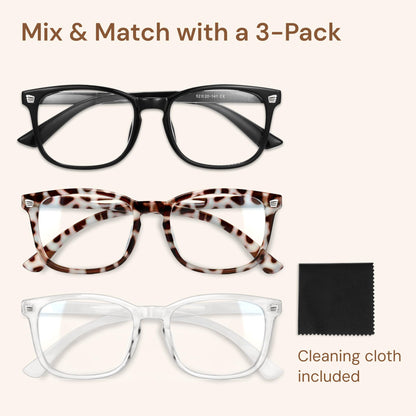 Gaoye Blue Light Glasses for Women - 3 Pack