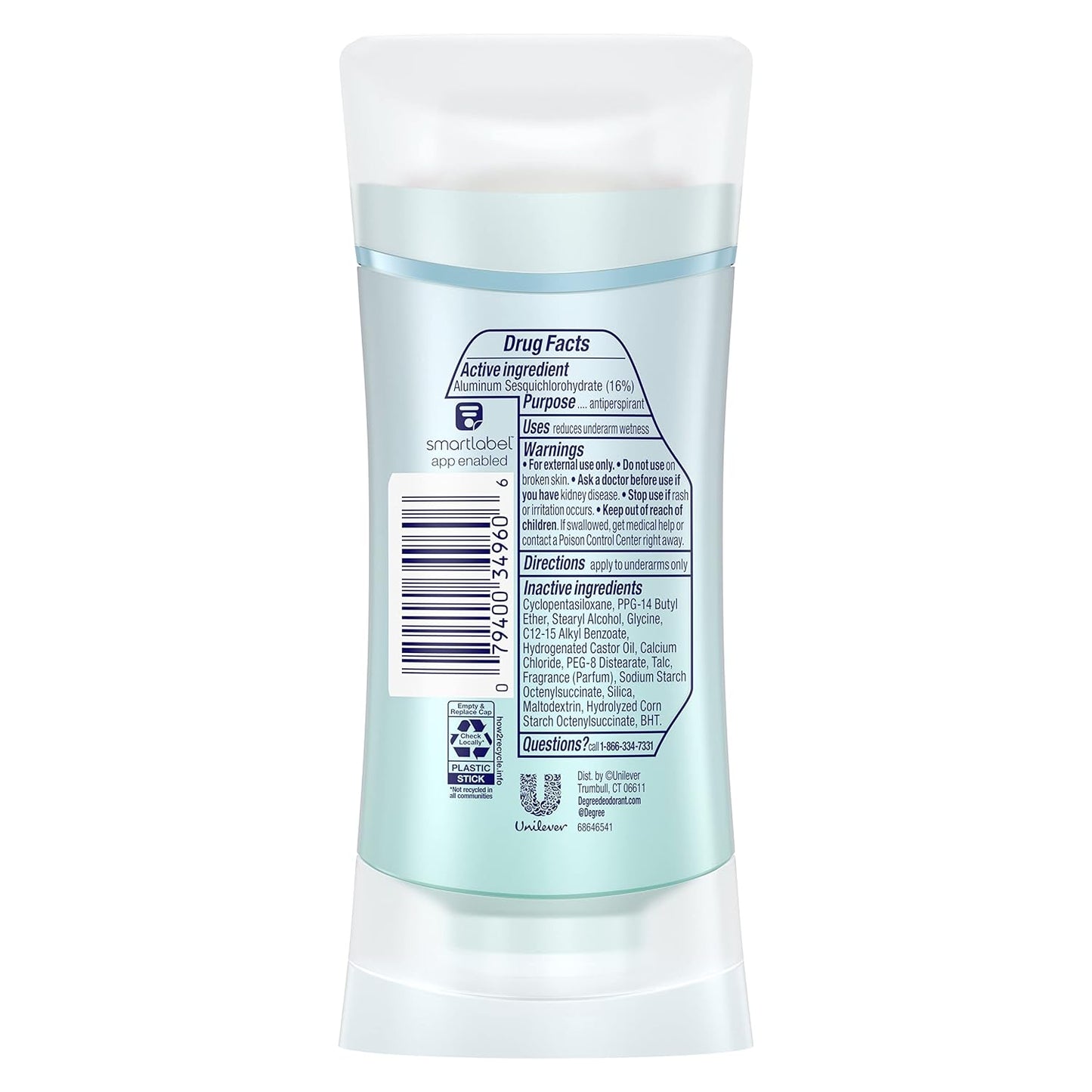 Degree Antiperspirant Deodorant Sexy Intrigue 72-Hour Sweat & Odor Protection Antiperspirant Deodorant For Women with Body Heat Activated Technology 2.6 oz (Pack of 2)