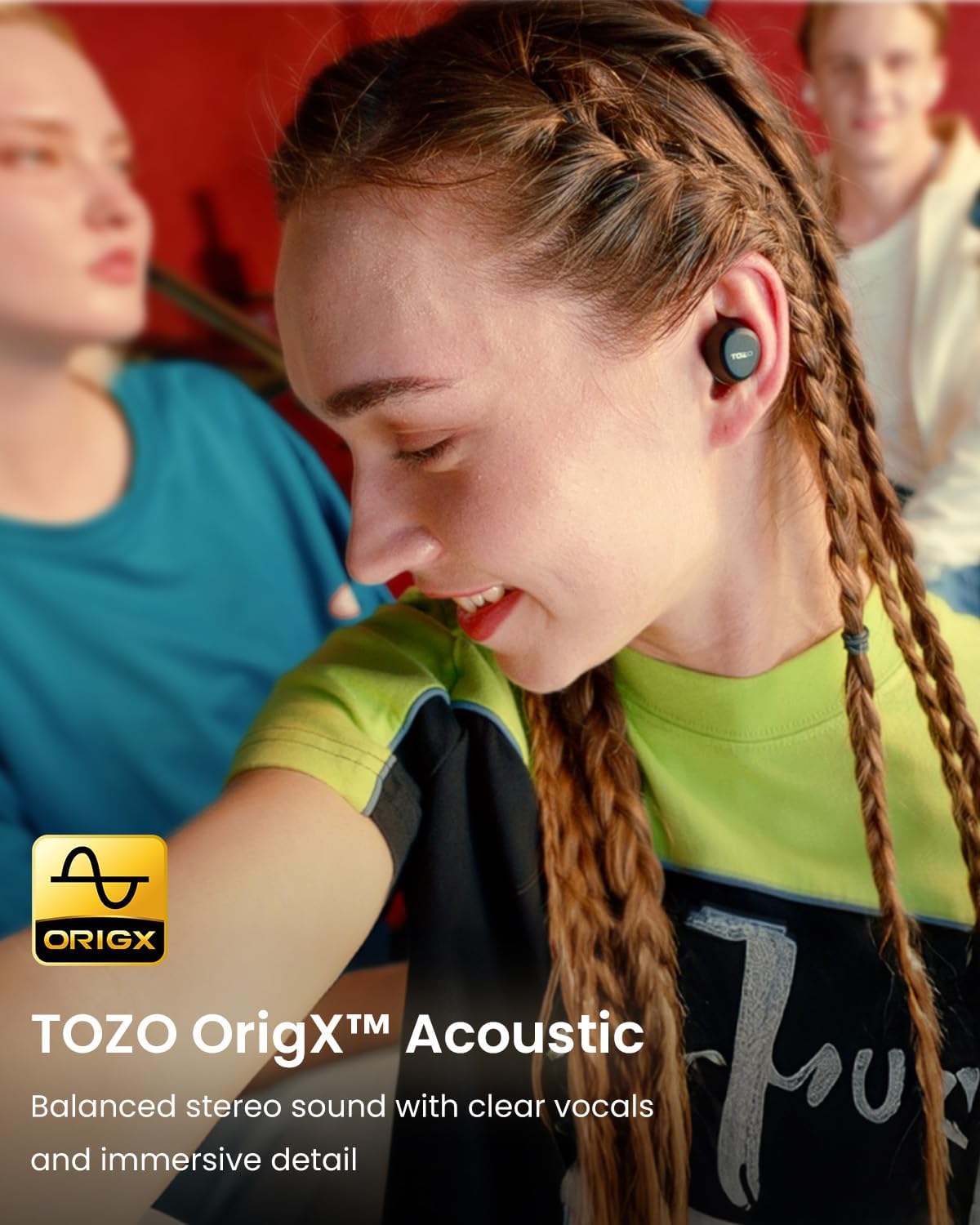 TOZO A1 Wireless Earbuds Bluetooth 5.3 Light Weight in Ear Headphones