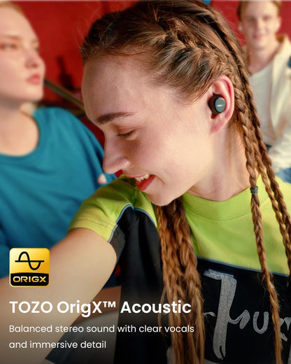 TOZO A1 Wireless Earbuds Bluetooth 5.3 Light Weight in Ear Headphones