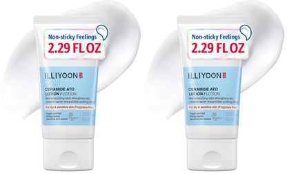 Illiyoon Ceramide Ato Concentrate Cream | Moisturizer for Dry & Sensitive Skin, 100hr Lasting Hydration, For Face & Body, Gentle for Infants, Moisture Barrier Repair, Vegan Certified, 2.53 fl.oz.