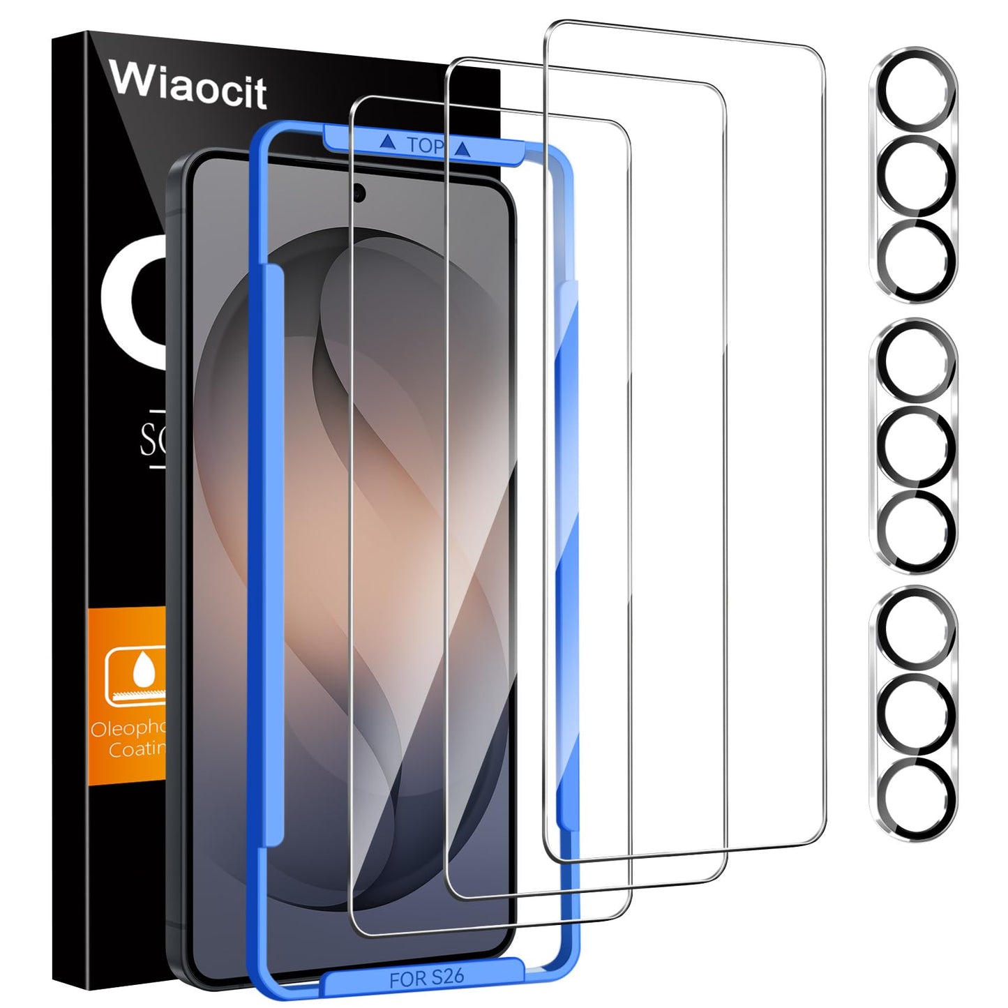 Wiaocit Camera Lens Protector for iPhone 16 Pro/iPhone 16 Pro Max