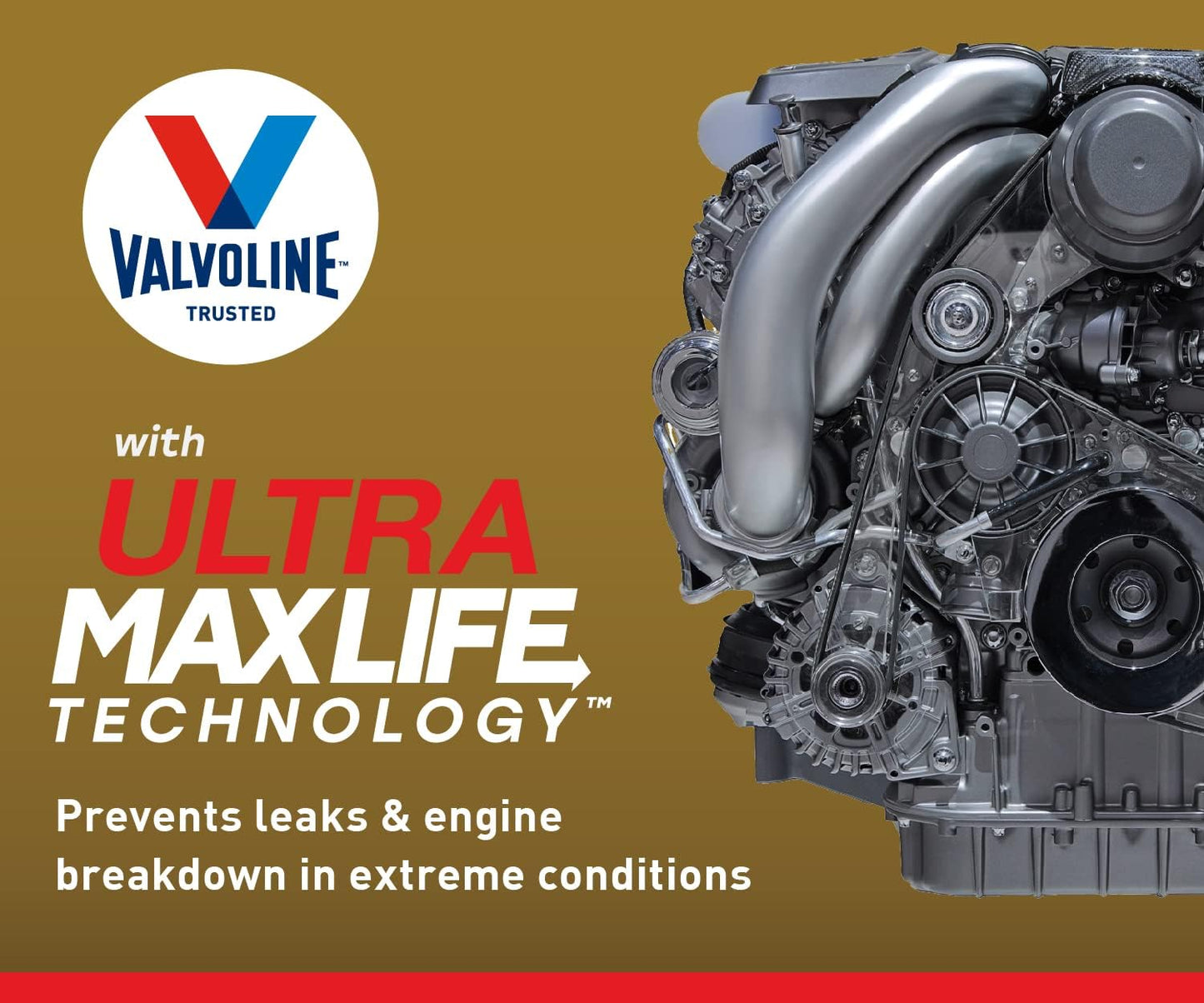 Valvoline MaxLife High Mileage 5W-30 Synthetic Blend Motor Oil 5 Quart