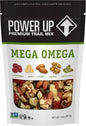 Power Up Trail Mix, Mega Omega Trail Mix, Non-GMO, Vegan, Gluten Free, No Artificial Ingredients, Gourmet Nut, 14 Ounce Bag
