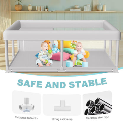 Hiaksedt Baby Playpen 50x50 Inch, Play Pens for Babies and Toddlers