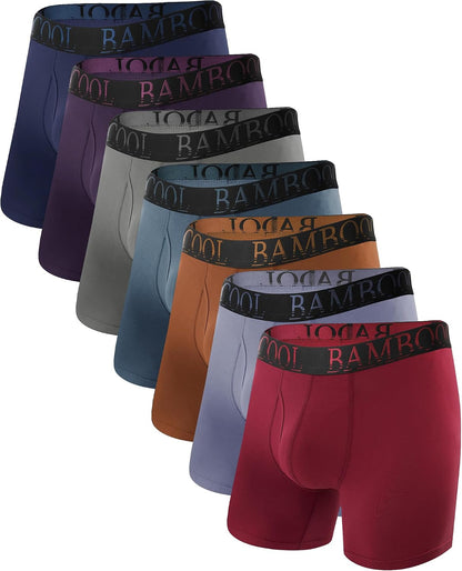 BAMBOO COOL Ultra Soft & breathable Mens Underwear Boxer Briefs Pack