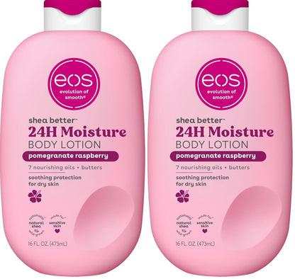eos Shea Better 24H Moisture Body Lotion- Jasmine Peach, 16 fl oz