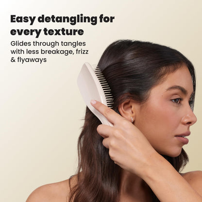 Tangle Teezer Ultimate Detangler Brush, Straight to Wavy, Liquorice Black